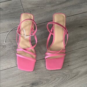 H&M Vibrant Pink Strappy Heels